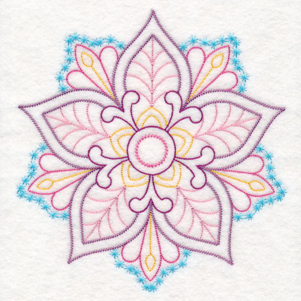 Elegant Floral Medallion (Vintage) - Image 6