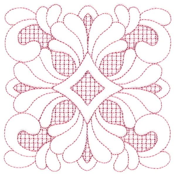 Elegant Flourishes - Delicate Square (Trapunto) - Image 5