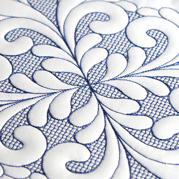 Elegant Flourishes - Pretty Square (Trapunto) - Image 2