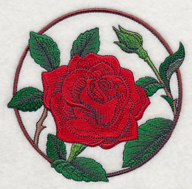 Elegant Flower Circle - Rose - Image 4