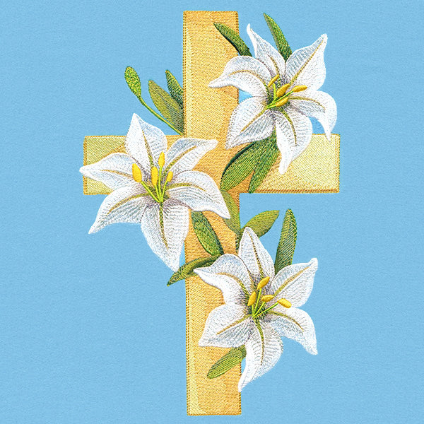 Elegant Lilies and Cross - Image 9