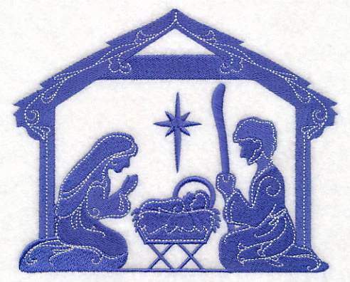 Elegant Nativity Manger Scene - Image 4