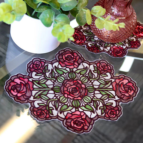 Elegant Rose Doily (Organza) - Image 12