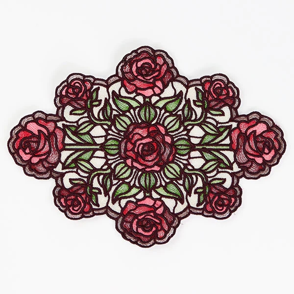 Elegant Rose Doily (Organza) - Image 4
