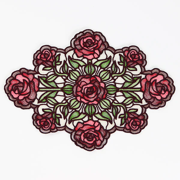 Elegant Rose Doily (Organza) - Image 5