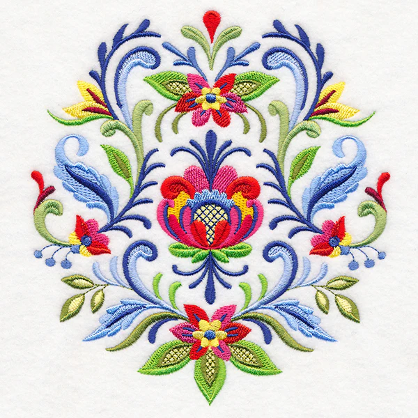 Elegant Rosemaling Crest - Image 2