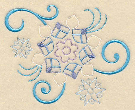 Elegant Snowflake Flourish - Image 2
