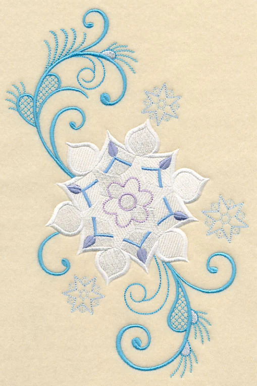 Elegant Snowflake Spray