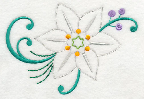 Elegant Star of Bethlehem Flourish - Image 2