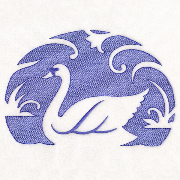 Elegant Swan (Embossed) - Image 4