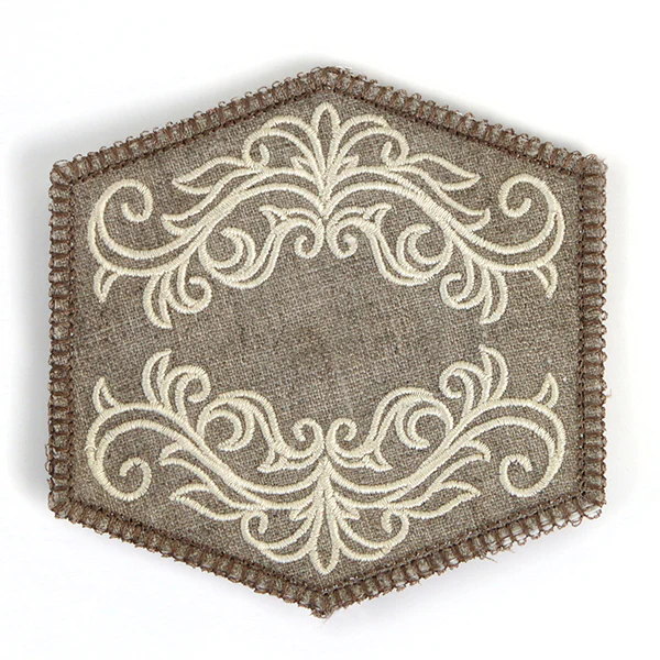 Elegant Swirls Napkin Ring (In-the-Hoop) - Image 2
