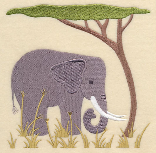 Elephant and Acacia Tree - Image 2