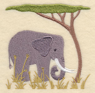 Elephant and Acacia Tree - Image 5