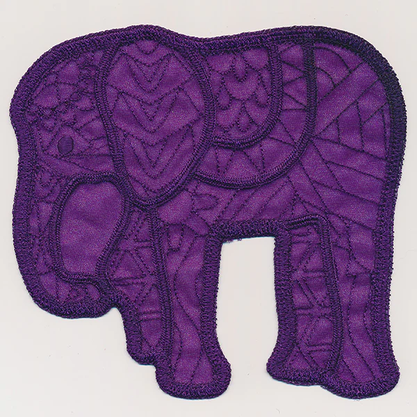 Elephant Organza Accent (In-the-Hoop) - Image 4