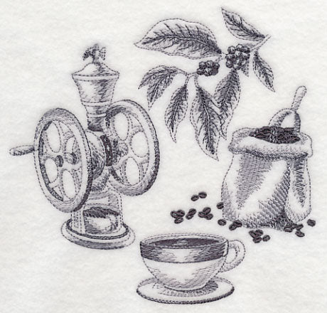 Elgin Coffee Mill Sketch - Image 3
