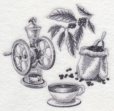 Elgin Coffee Mill Sketch - Image 4