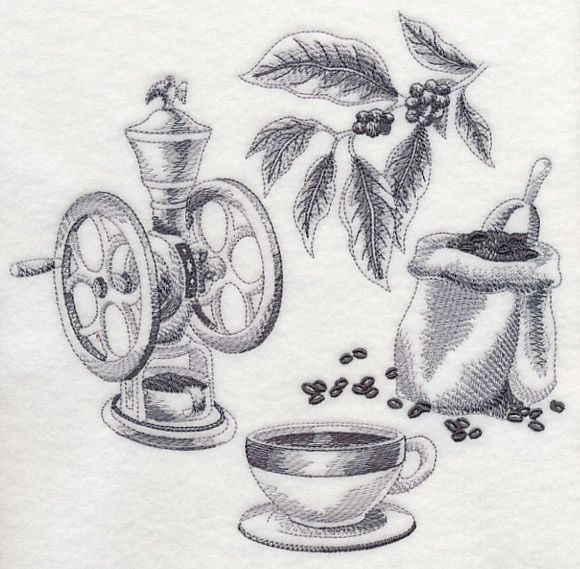 Elgin Coffee Mill Sketch - Image 5