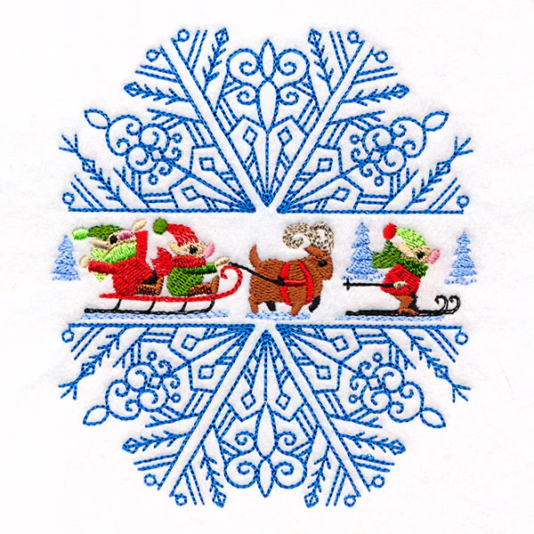 Elves at Play Snowflake Feature - Image 3