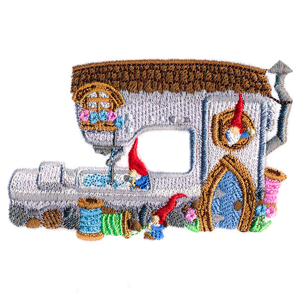 Embroidery Machine Gnome House - Image 5