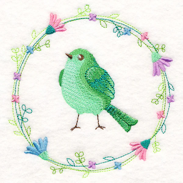 Emerald Bird Wreath - Image 4