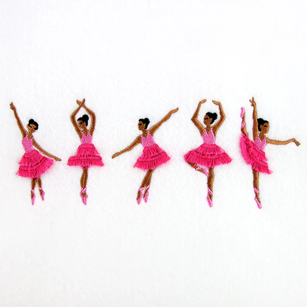 En Pointe Ballerinas Border (Fringe) - Image 3