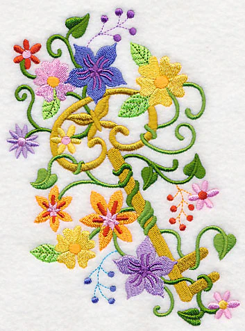 Enchanted Key in Flowers - Image 4