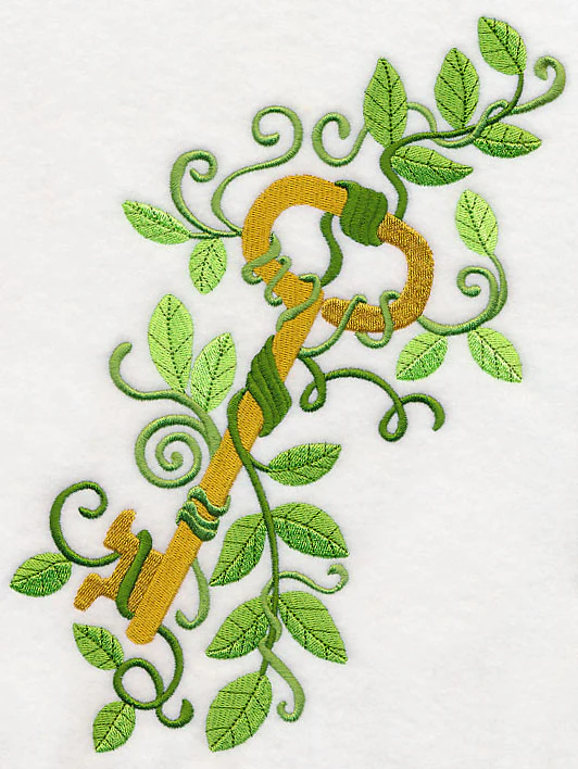 Enchanted Key in Leafy Vines - Image 5