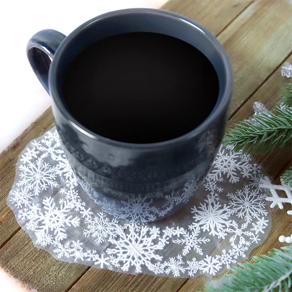 Enchanted Snowflake Doily (Organza) - Image 6