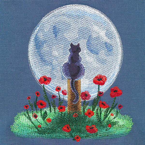 Enchanting Moonlit Kitty - Image 3