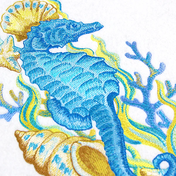 Enchanting Seahorse in Watercolor - Image 2