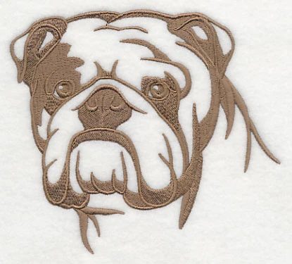 English Bulldog Silhouette - Image 2