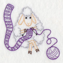 Ewe Love Knitting 2 (Vintage) - Image 2