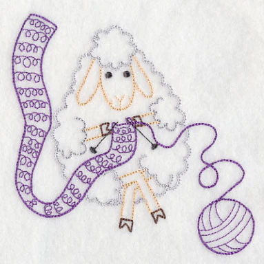 Ewe Love Knitting 2 (Vintage) - Image 3