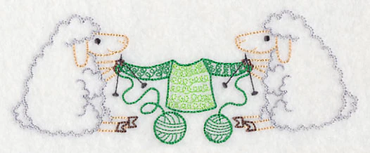 Ewe Love Knitting 4 (Vintage)