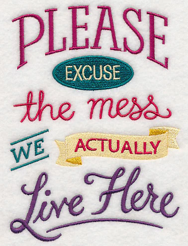 Excuse The Mess Live Here - Image 3