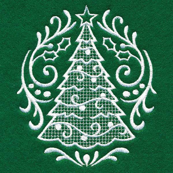 Exquisite Christmas Accent (Whitework) - Image 2