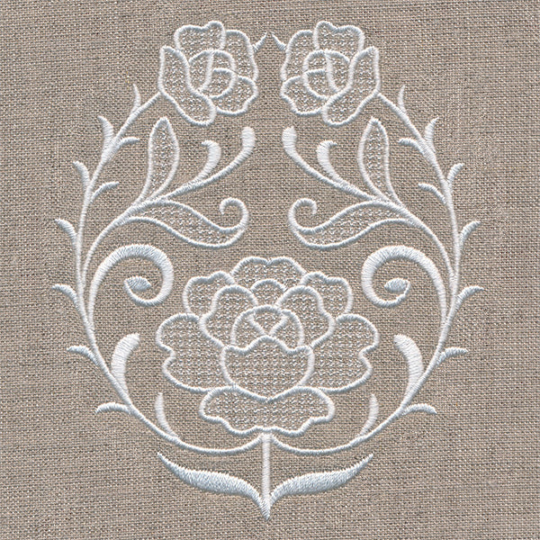 Exquisite Floral Accent (Whitework) - Image 3