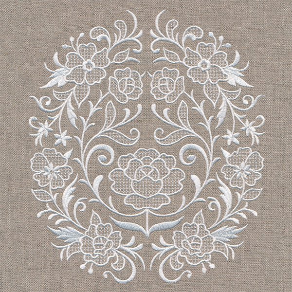 Exquisite Floral Feature (Whitework) - Image 2