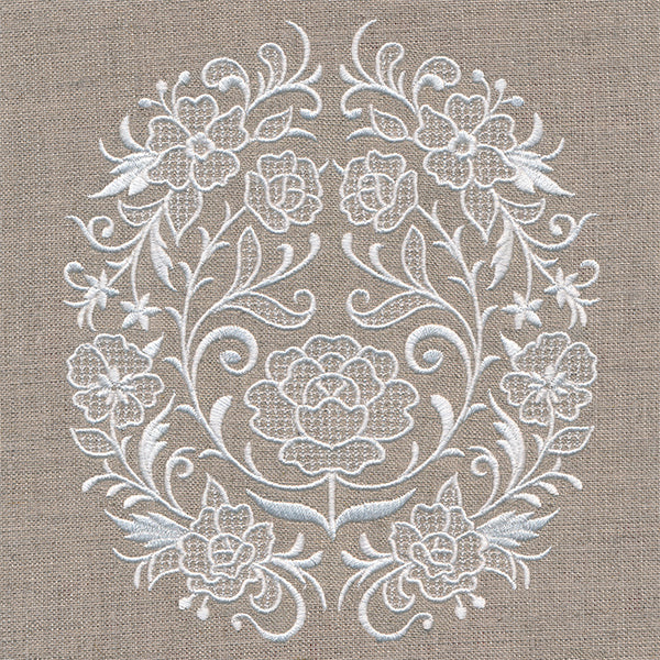 Exquisite Floral Feature (Whitework) - Image 3