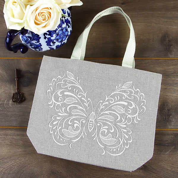 Exquisite Fluttering Butterfly (Whitework) - Image 10