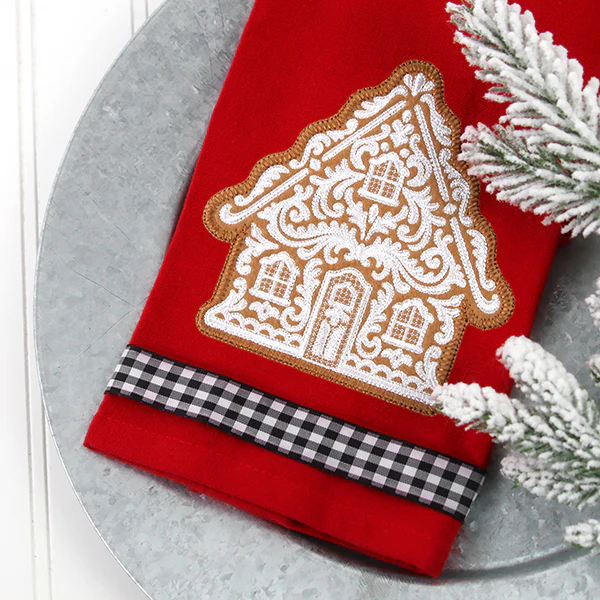 Exquisite Gingerbread House (Applique) - Image 10