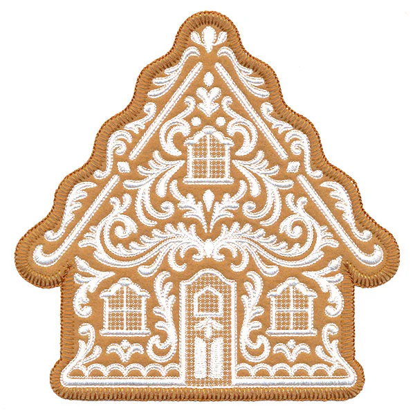 Exquisite Gingerbread House (Applique) - Image 3