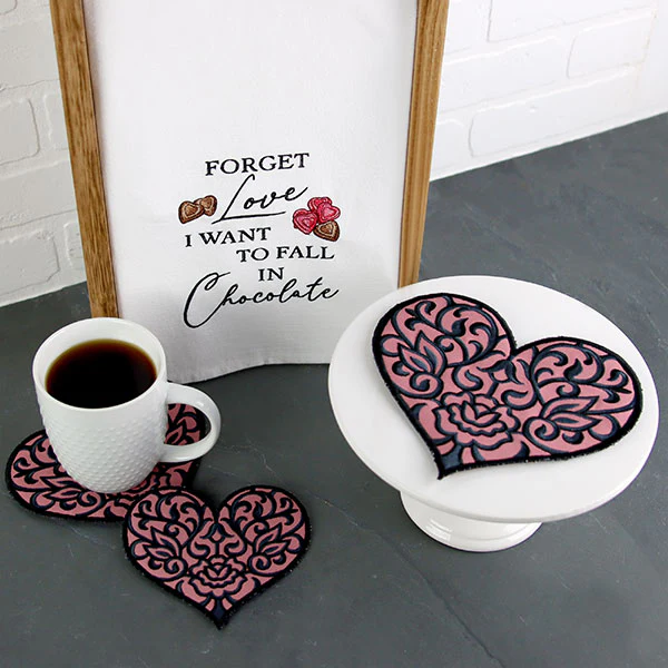 Exquisite Heart Trivet (In-the-Hoop) - Image 8