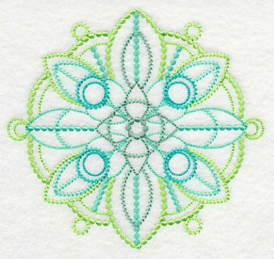 Exquisite Medallion Circle (Candlewicking - Image 4