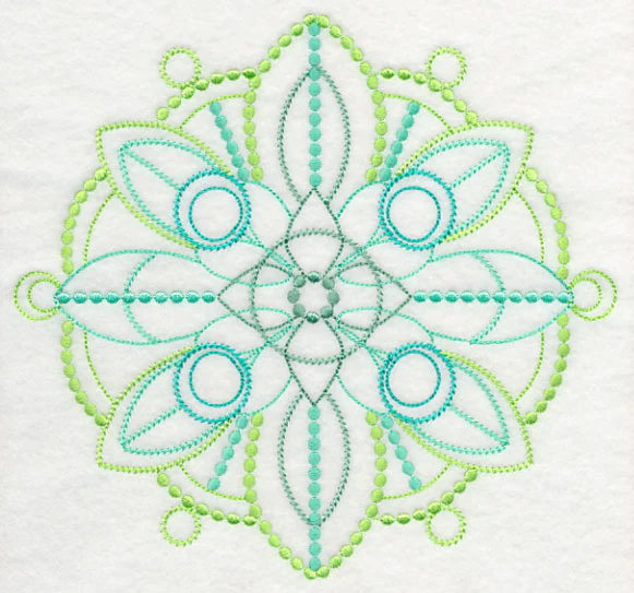 Exquisite Medallion Circle (Candlewicking - Image 6