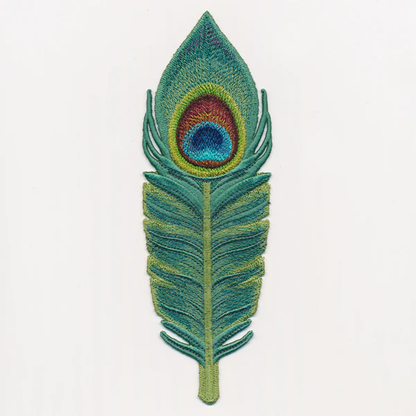 Exquisite Peacock Feather (In-the-Hoop) - Image 2
