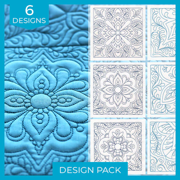 Exquisite Relief Quilting (Double Run) Design Pack - Image 66