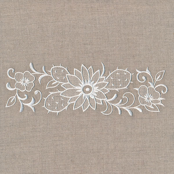 Exquisite Southwestern Border (Whitework) - Image 2
