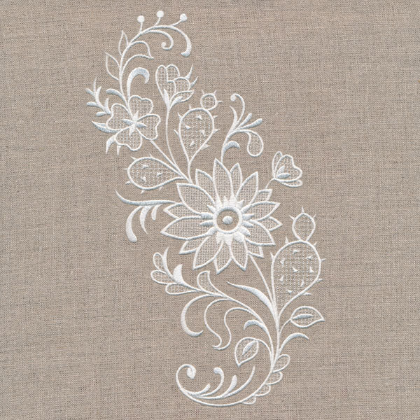 Exquisite Southwestern Curve (Whitework) - Image 5