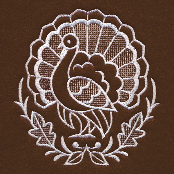 Exquisite Thanksgiving Accent (Whitework) - Image 5